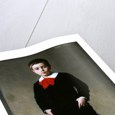 Portrait of Henri Achille, the artist's son, 1881 by Achille Zo