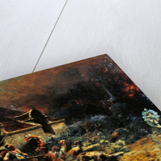 The Chouans defending their dead, 1902 by Georges Clairin