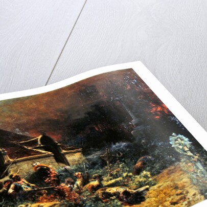 The Chouans defending their dead, 1902 by Georges Clairin