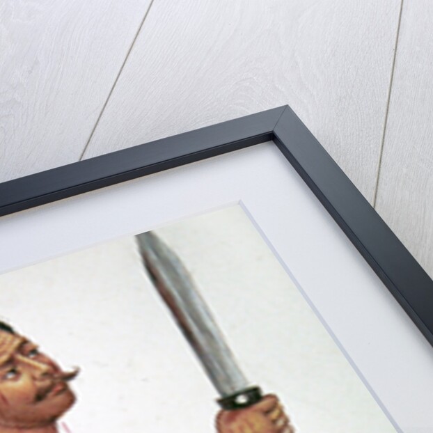 The butcher's assistant by Persian School