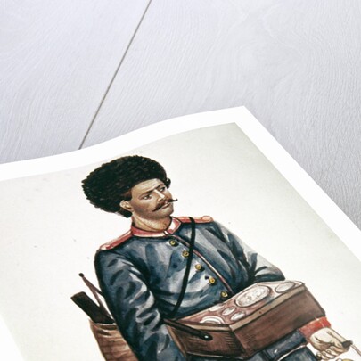 The travelling tea merchant by Persian School