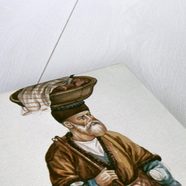 The street vendor by Persian School