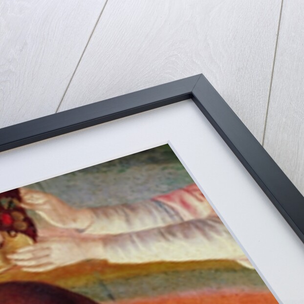 The Virgin Mary with her Crown, detail of the Coronation of the Virgin, centre panel from the Bourbon Altarpiece, c.1498 by (fl.c.1483-c.1529) Master of Moulins