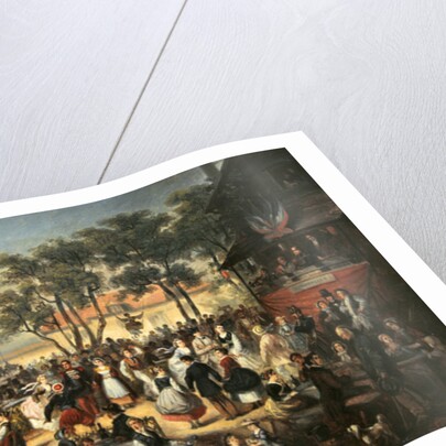 A fete at Saint-Cloud c.1860 by Edouard Vaumort