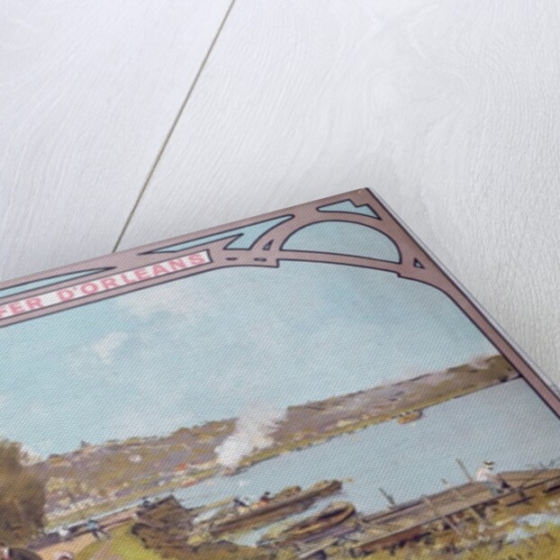 Poster advertising the attractions of a visit to the Parisian suburb of Athis-Mons with the 'Chemins de Fer d'Orleans', 1910-14 by Luigi Loir