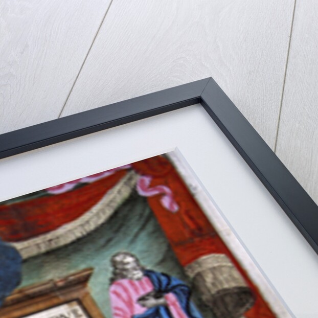 Marriage Certificate for Claude Monnard issued at Lyon in 1672 by French School