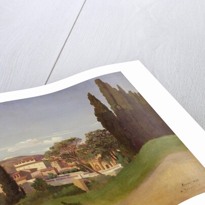 View of a Roman Villa, 1844 by Jean Achille Benouville