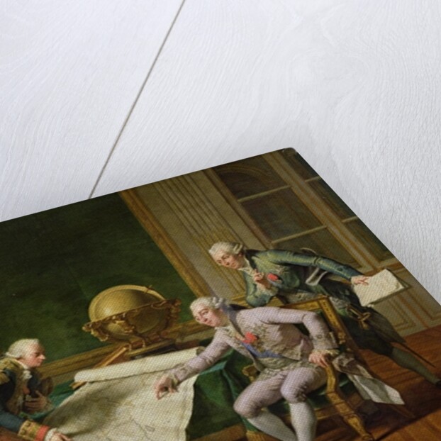 Louis XVI instructing Lapérouse, 29th June 1785, 1817 by Nicolas Andre Monsiau