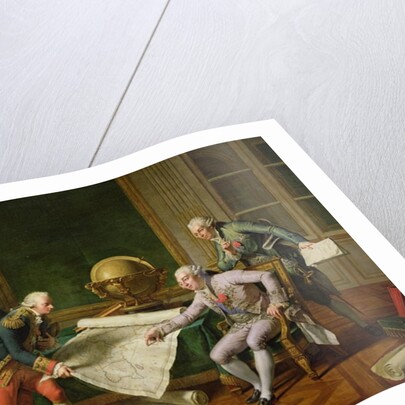 Louis XVI instructing Lapérouse, 29th June 1785, 1817 by Nicolas Andre Monsiau