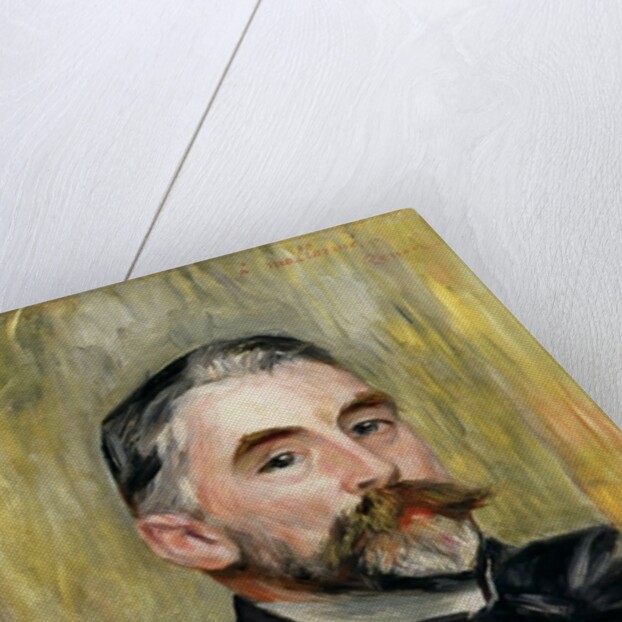 Portrait of Stephane Mallarme 1892 by Pierre Auguste Renoir