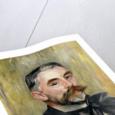 Portrait of Stephane Mallarme 1892 by Pierre Auguste Renoir