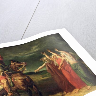 Macbeth and the Three Witches, 1855 by Theodore Chasseriau