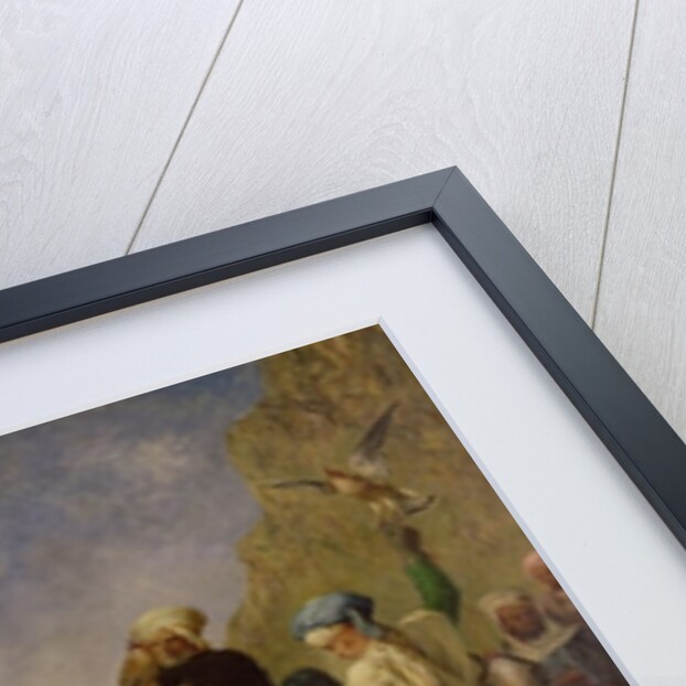 A Falcon Hunt in Algeria: The Quarry, before 1863 by Eugene Fromentin