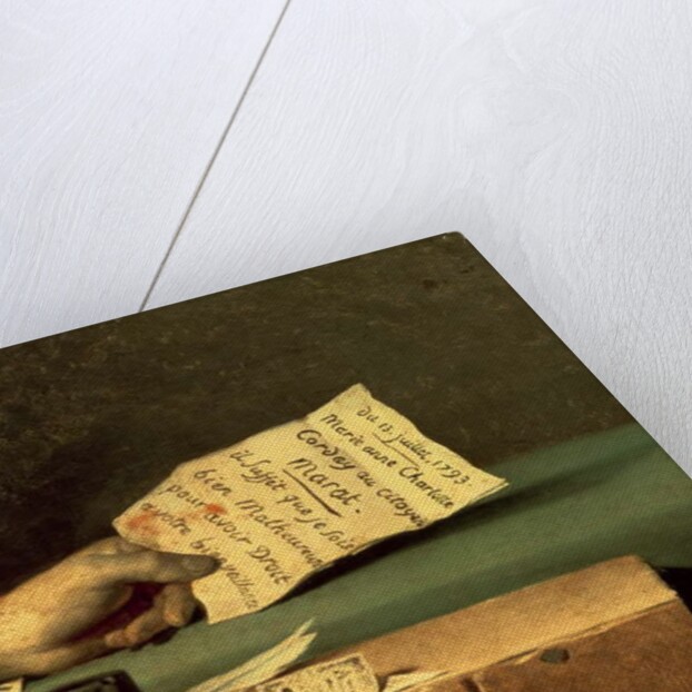 The Death of Marat, 1793 by Jacques Louis David