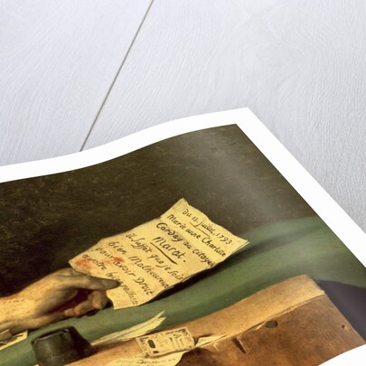 The Death of Marat, 1793 by Jacques Louis David