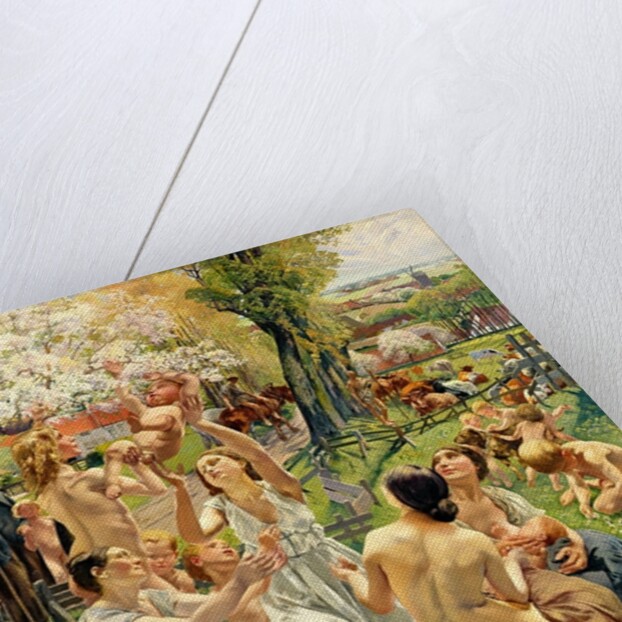 The Morning, left panel from the triptych 'The Golden Age', 1901 by Leon Henri Marie Frederic