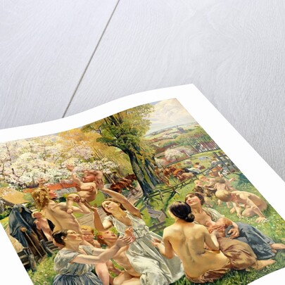 The Morning, left panel from the triptych 'The Golden Age', 1901 by Leon Henri Marie Frederic