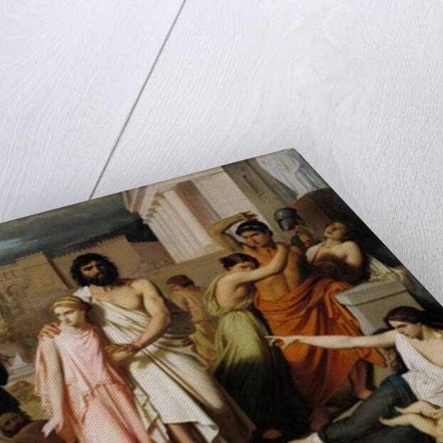 Oedipus and Antigone or The Plague of Thebes by Charles Francois Jalabert