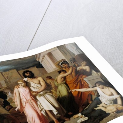 Oedipus and Antigone or The Plague of Thebes by Charles Francois Jalabert