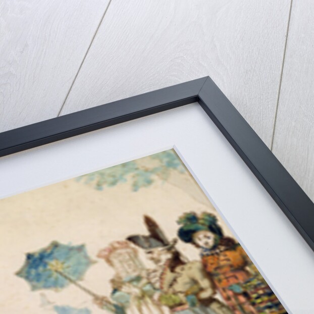 A Walk in the Champ Elysees, 1811 by French School