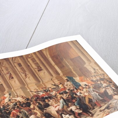 Lamartine rejects the red flag in 1848 by Felix Philippoteaux