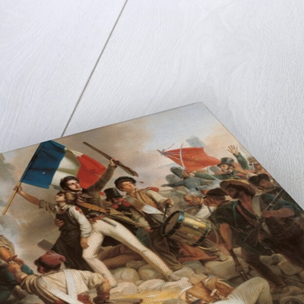 Fight in front of the City Hall on 28 July 1830, 1833 by Jean Victor Schnetz