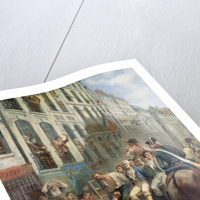 Robespierre and Saint-Just leaving for the Guillotine, 28th July 1794, 1884 by Alfred Mouillard