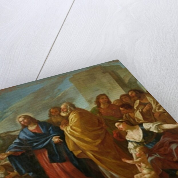 The Centurion Kneeling at the Feet of Christ or, Jesus Healing the Son of an Officer, 1752 by Joseph-Marie the Elder Vien