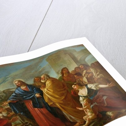 The Centurion Kneeling at the Feet of Christ or, Jesus Healing the Son of an Officer, 1752 by Joseph-Marie the Elder Vien