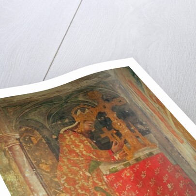 The Holy Roman Emperor Charles IV places the relic of the thorn from the crown of Christ in a reliquary by Nikolaus Wurmser