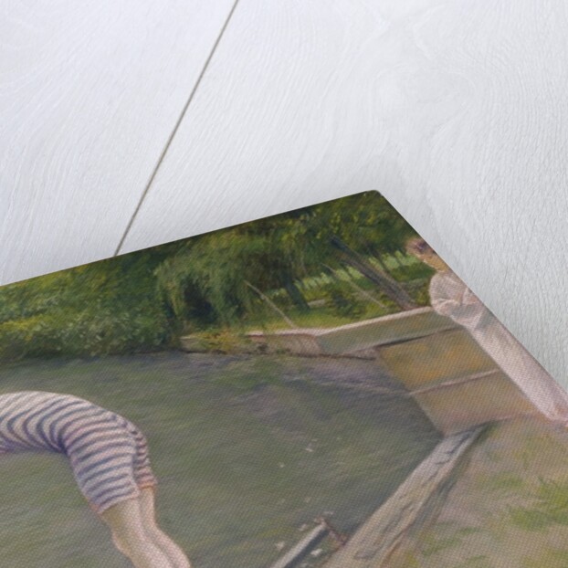 The Bather, or The Diver, 1877 by Gustave Caillebotte