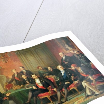 The Congress of Paris, 25 February to 30 March, 1856 by Edouard Louis Dubufe