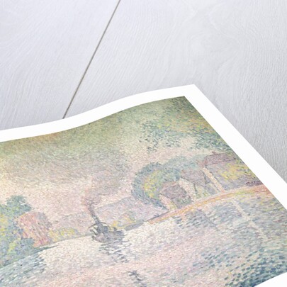 The Seine at Sannois, the tugboat 'l'Hirondelle', 1901 by Paul Signac