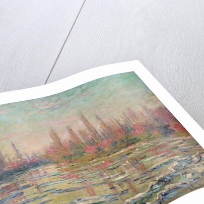 The Thaw on the Seine, near Vetheuil, France 1880 by Claude Monet