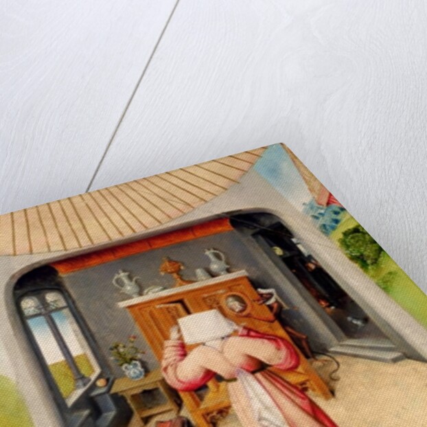 Pride, detail from the Table of the Seven Deadly Sins and the Four Last Things, c.1480 by Hieronymus Bosch