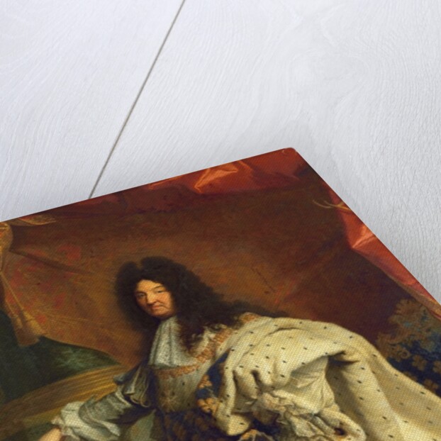 Louis XIV in Royal Costume, 1701 by Hyacinthe Francois Rigaud
