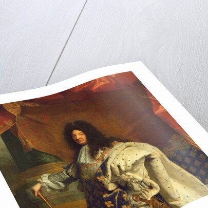 Louis XIV in Royal Costume, 1701 by Hyacinthe Francois Rigaud