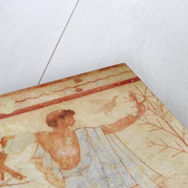 Dancer in a Blue Tunic from the Tomb of the Triclinium, c.470 BC by Etruscan