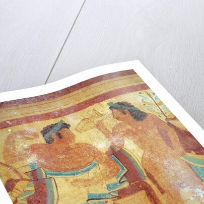 Detail of the Funeral Banquet by Etruscan
