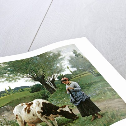 The Well Kept Cow, 1890 by Edouard Debat-Ponsan