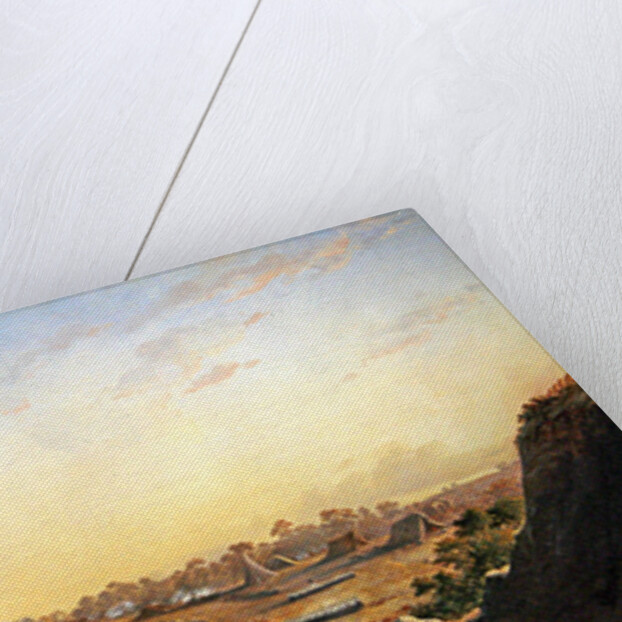 The taking of the batteries at Punto Obligado on 20 November 1845 by Francois Barry