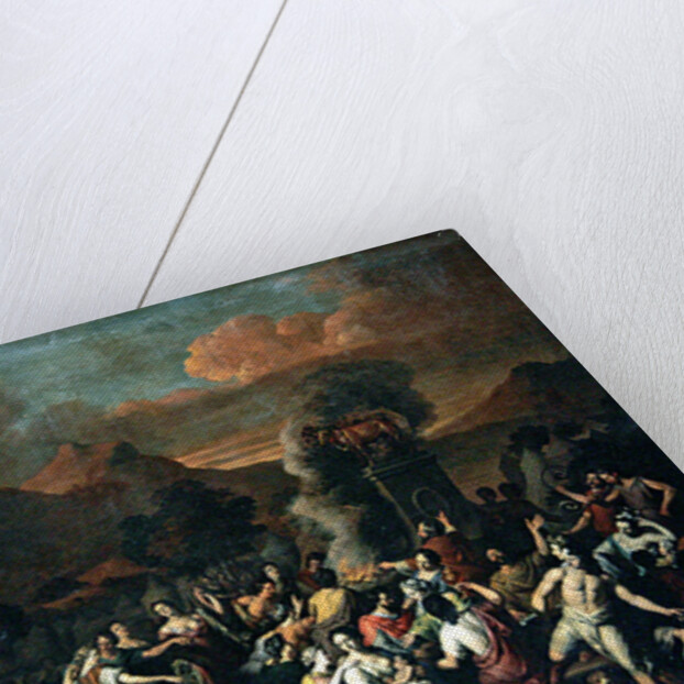 The Adoration of the Golden Calf by Gerard Hoet