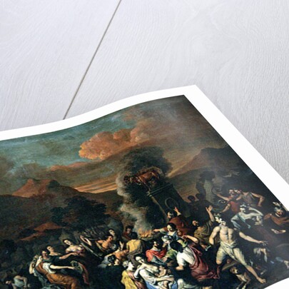 The Adoration of the Golden Calf by Gerard Hoet