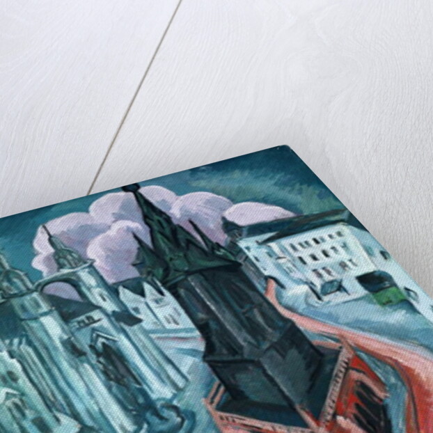 The Red Tower in Halle, 1915 by Ernst Ludwig Kirchner