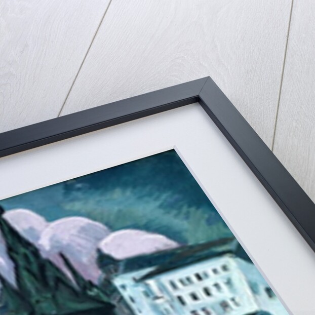 The Red Tower in Halle, 1915 by Ernst Ludwig Kirchner