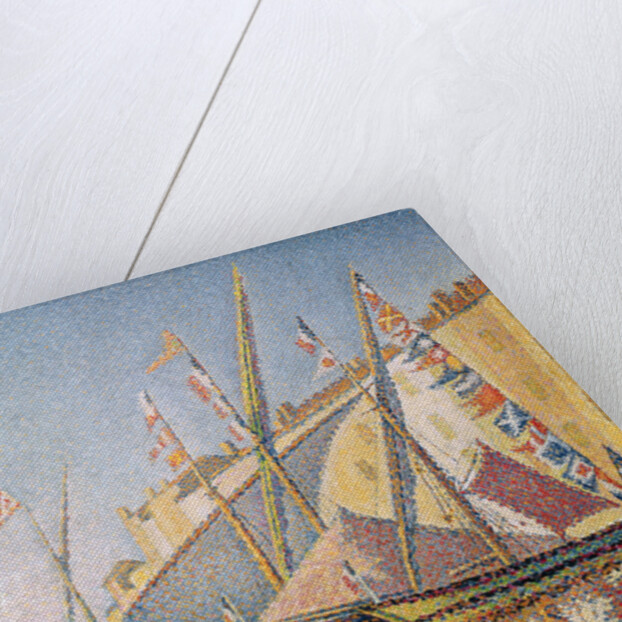 Sailing Boats in St. Tropez Harbour, 1893 by Paul Signac