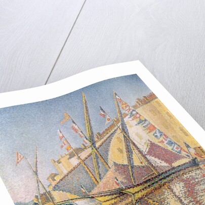 Sailing Boats in St. Tropez Harbour, 1893 by Paul Signac