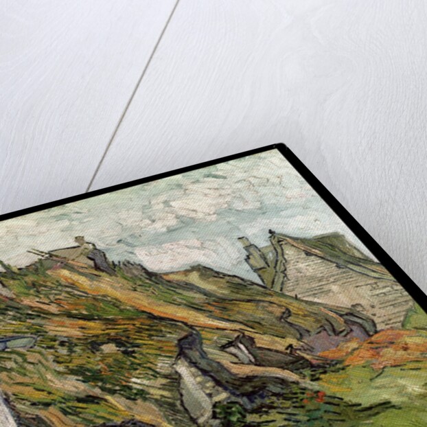 Thatched Cottages in Chaponval, Auvers-sur-Oise, 1890 by Vincent van Gogh