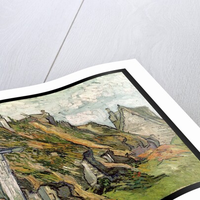 Thatched Cottages in Chaponval, Auvers-sur-Oise, 1890 by Vincent van Gogh