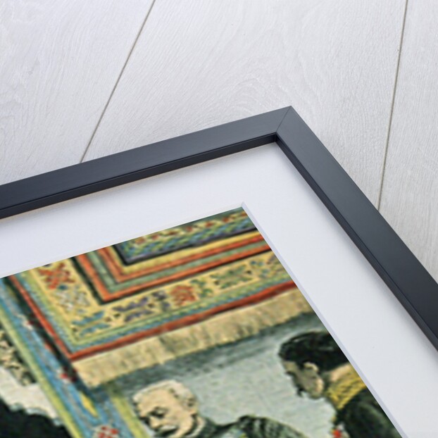 Abdication of Moulay-Hafid, Sultan of Morocco, cover illustration of 'Le Petit Journal', 25 August, 1912 by French School